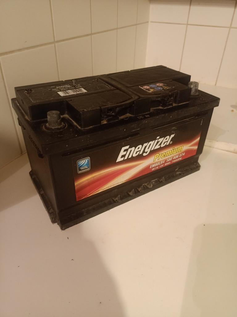 Auto batterij accu 80Ah Energizer Prium, Auto-onderdelen, Ophalen
