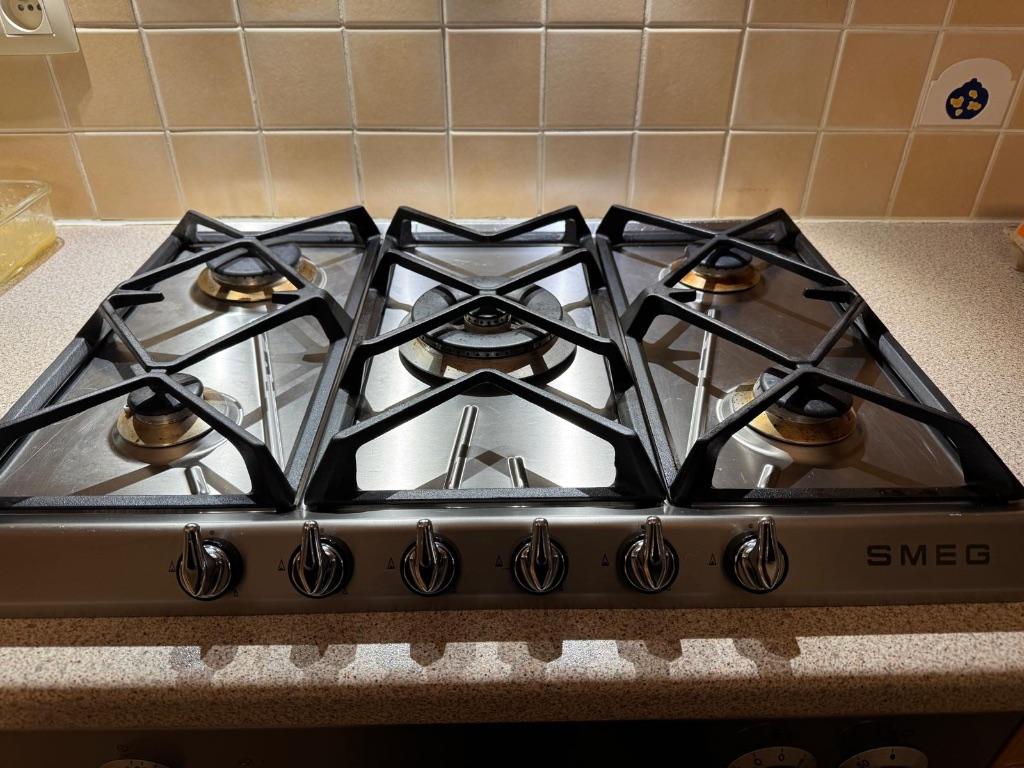 Smeg gas fornuis, Elektronische apparatuur, Ophalen, Gebruikt, Inbouw, Gas