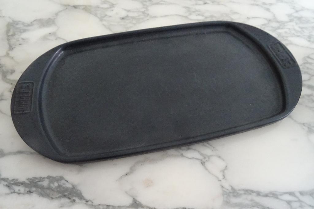 WEBER keramische bakplaat, 21/41 cm., Ophalen of Verzenden, Uitneembare platen, Zo goed als nieuw
