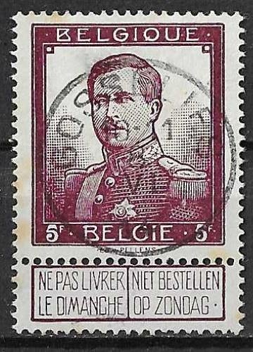 Belgique OPC 122 S.M. le Roi Albert Ier, Timbres & Monnaies, Timbres | Europe | Belgique, Enlèvement ou Envoi, Affranchi, Maison royale