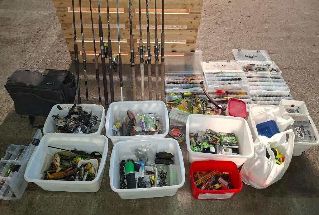 Matériel de pêche carnassier, Watersport en Boten, Hengelsport | Roofvissen, Gebruikt, Complete set, Ophalen