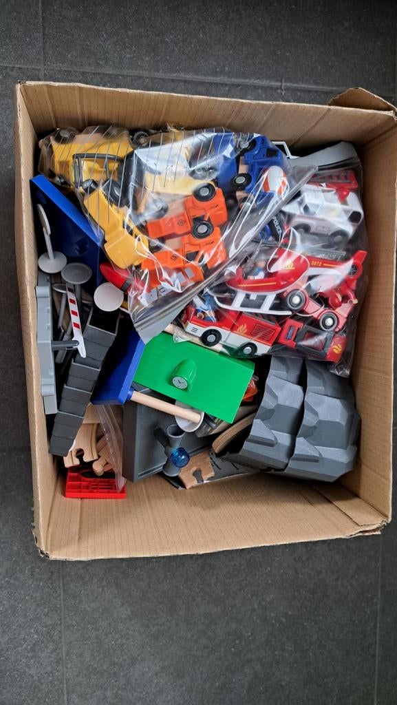 Houten treinspoor playtive, Kinderen en Baby's, Speelgoed | Houten speelgoed, Ophalen