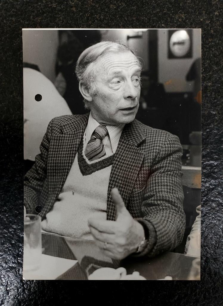 Persfoto Robert Goethals - trainer KSK Beveren (1979), Verzenden, Zo goed als nieuw, Poster, Plaatje of Sticker