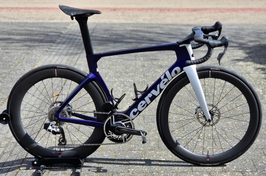 Cervélo S5 - SRAM Red E1 AXS - Blanc saphir - mt56 - PM, Autres marques, Comme neuf, Enlèvement, 53 à 57 cm