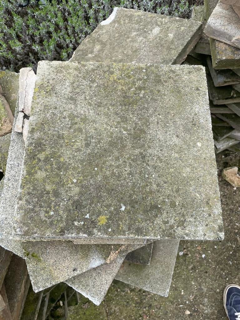 Pavés de trottoir, Béton, Enlèvement, Utilisé, Autres types