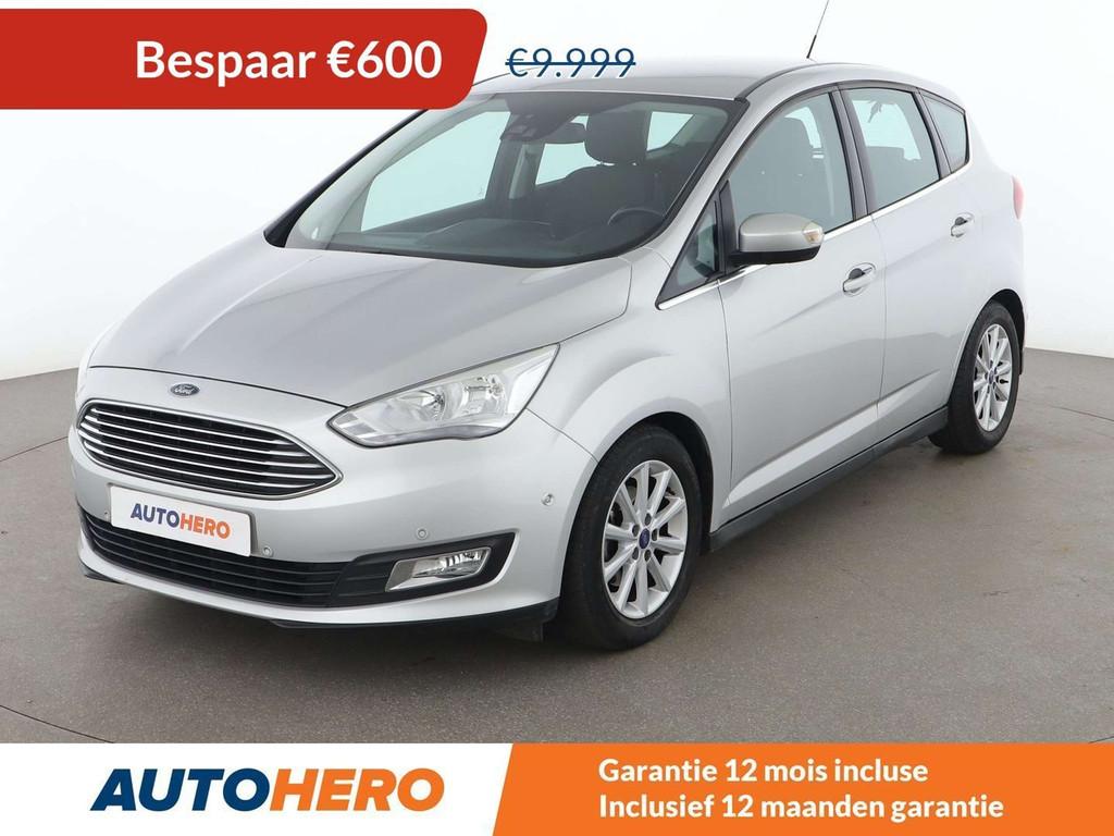 Ford C-MAX 1.5 TDCi Titanium (année de construction 2016), Autos, Ford, Argent ou Gris, Interruption de démarrage, Boîte manuelle