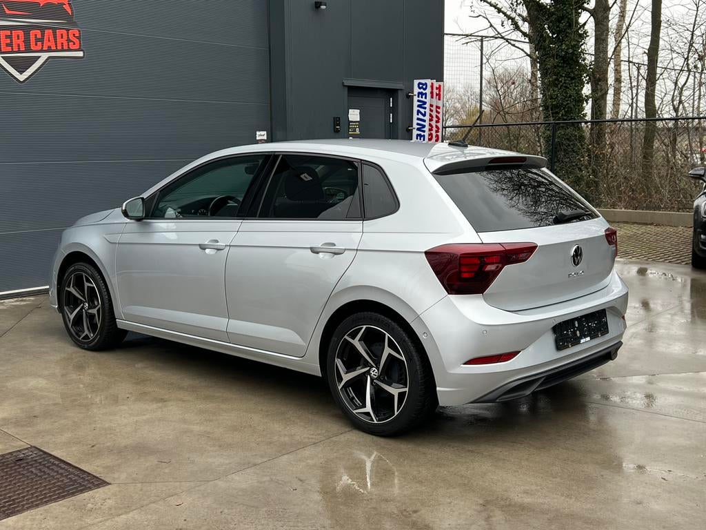Volkswagen Polo 1.0 TSI DSG CarPlay Dodehoek ZetelVerw., Autos, Argent ou Gris, Achat, Airbags, Euro 6