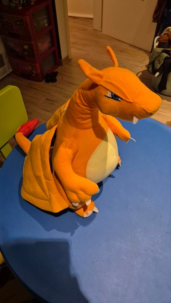 Pokémon Charizard Knuffel, Ophalen, Oranje, Zo goed als nieuw, Middelgroot (20 tot 80 cm)