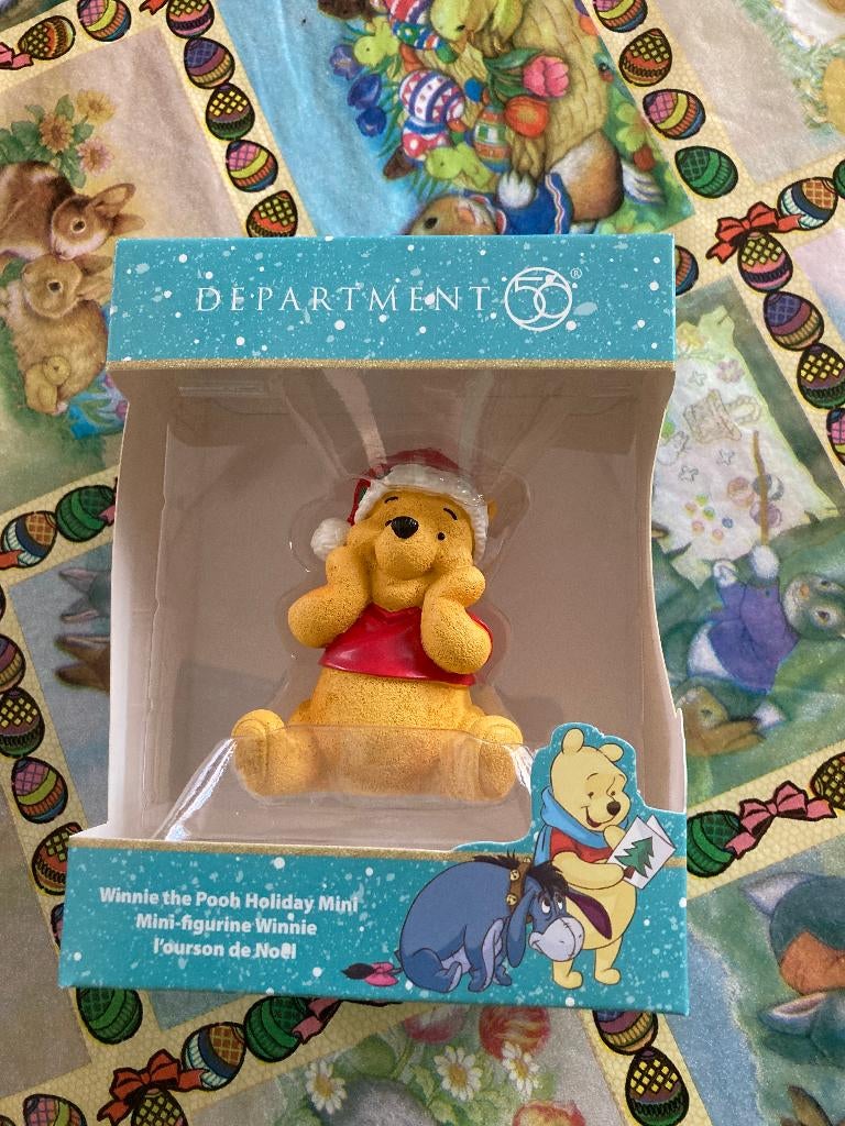 Department 56 beeldje - Winnie The Pooh ( Disney ) NIEUW, Enlèvement ou Envoi, Winnie l'Ourson ou amis, Neuf, Statue ou Figurine