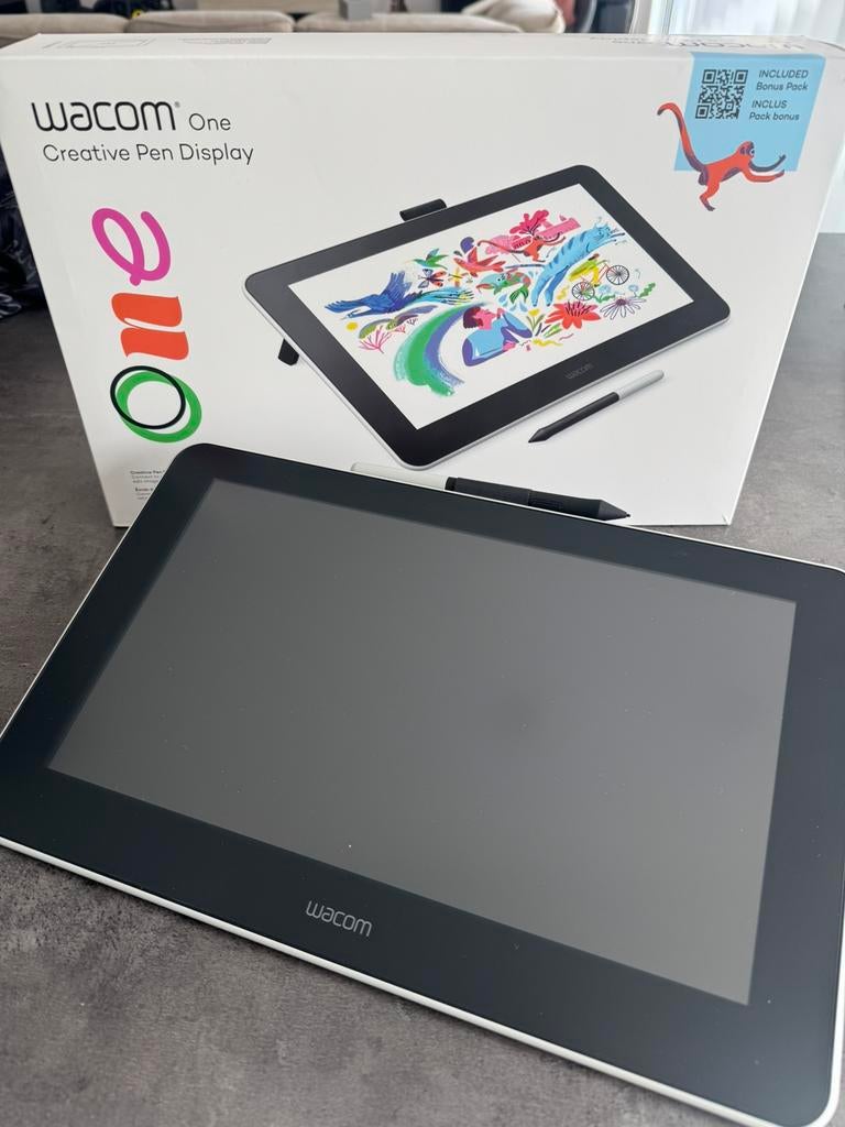 Wacom One 13 white tekentablet, Computers en Software, Tekentablets, Gebruikt, Bedraad, Multi-touch, Ophalen of Verzenden