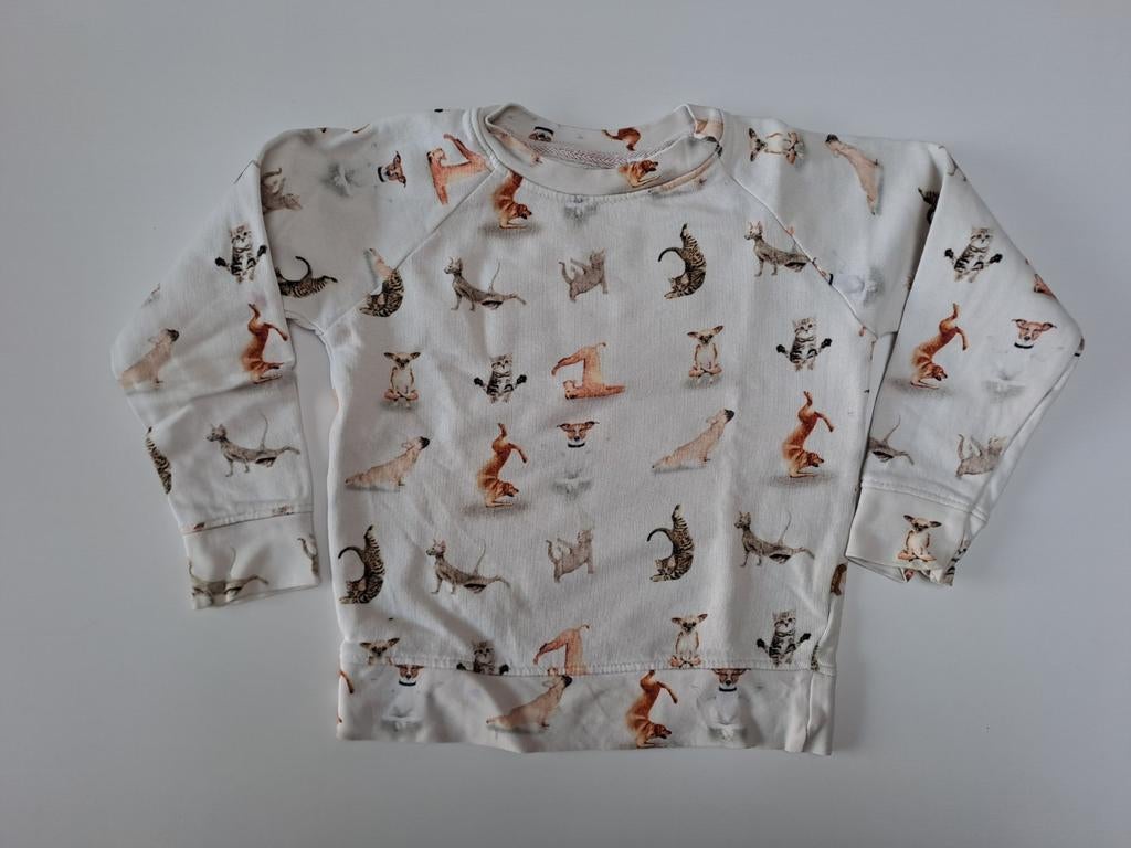 Pull blanc avec chiens t 104, Enfants & Bébés, Vêtements enfant | Taille 104, Utilisé, Garçon ou Fille, Pull ou Veste, Enlèvement ou Envoi