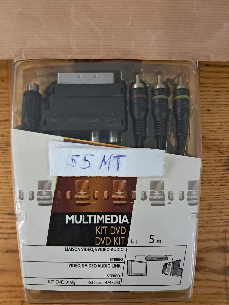 5M Video+S Video+Audio+DVD-linkkit: Stereo-PC-TV., Ophalen, Zo goed als nieuw