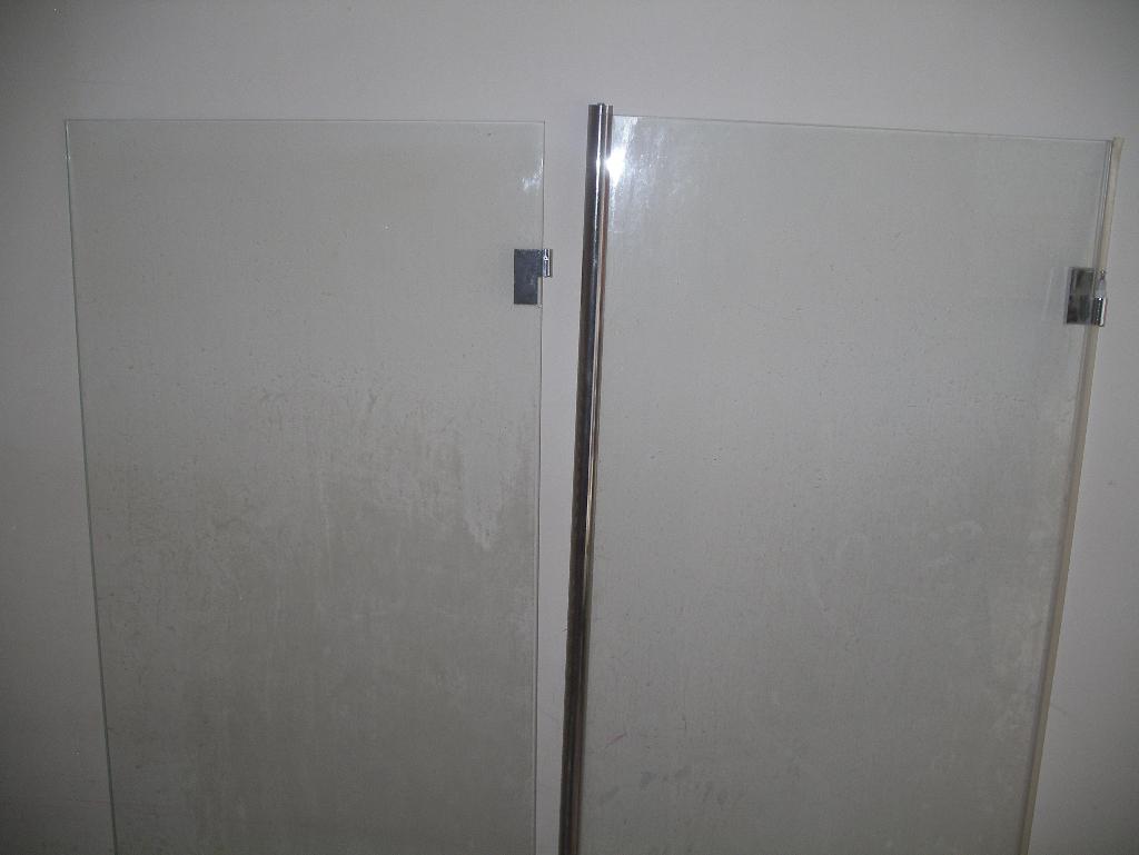 badscherm, Ophalen, Gebruikt, Chroom, Bad