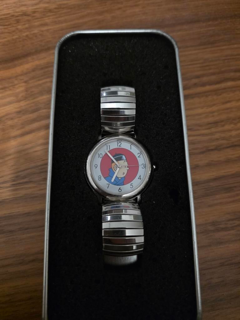 Montre Citime Tintin, Bijoux, Sacs & Beauté, Montres | Hommes, Enlèvement ou Envoi, Acier, Acier