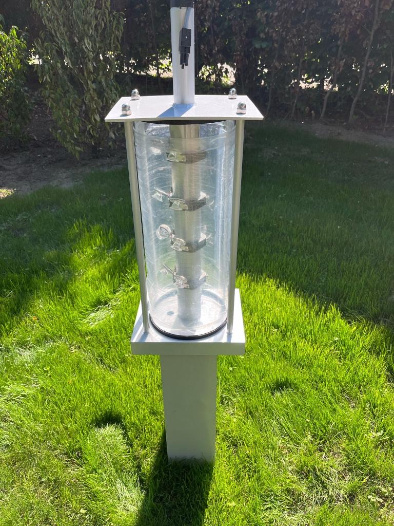 Lichtzuil met zonnepaneel, Bricolage & Construction, Panneaux solaires & Accessoires, Enlèvement, Comme neuf, Autres types