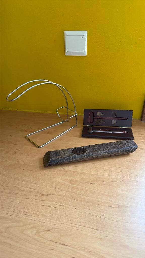 Support et thermomètre bouteille a vin, Collections, Enlèvement ou Envoi, Comme neuf