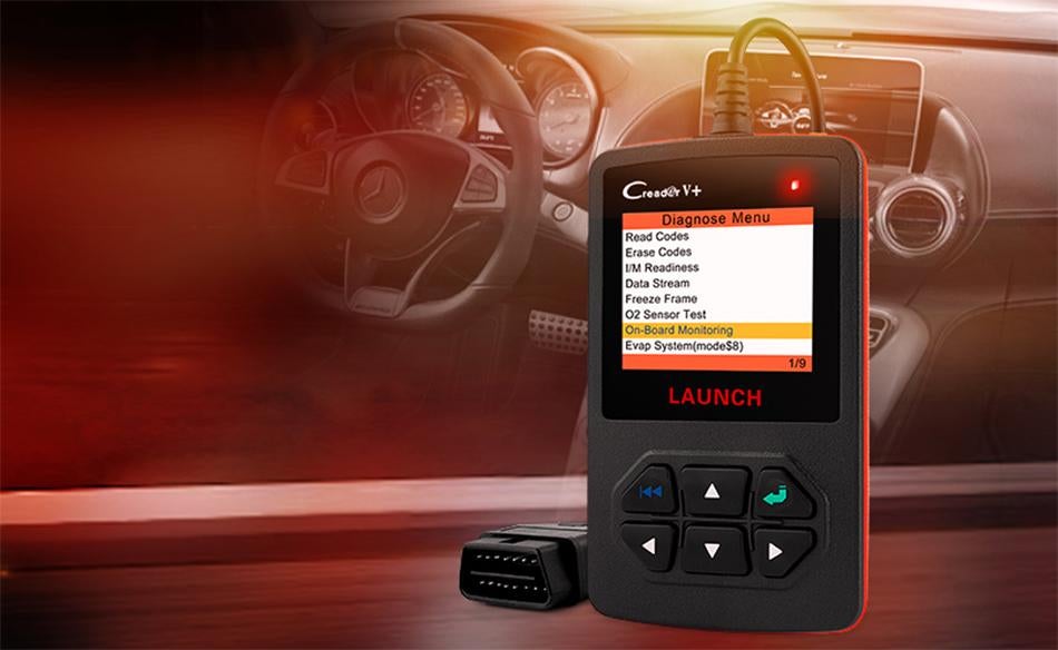 Start X431 Creader V+ OBD2 autodiagnosescanner