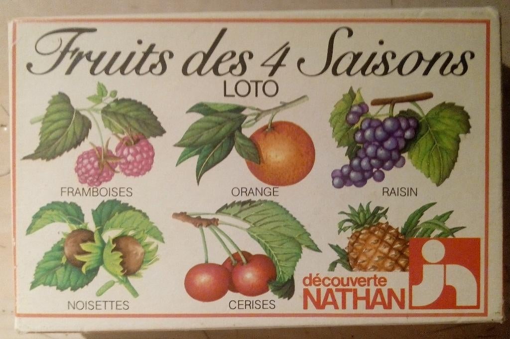 Jeux Loto - Fruits des 4 saisons, Enlèvement ou Envoi