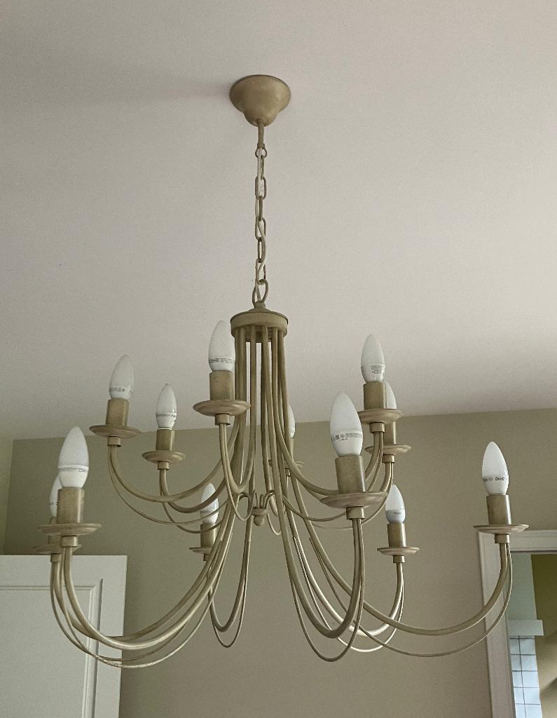 klassieke luchter (Flamant), Ophalen, Zo goed als nieuw, Metaal, Klassiek - Flamant