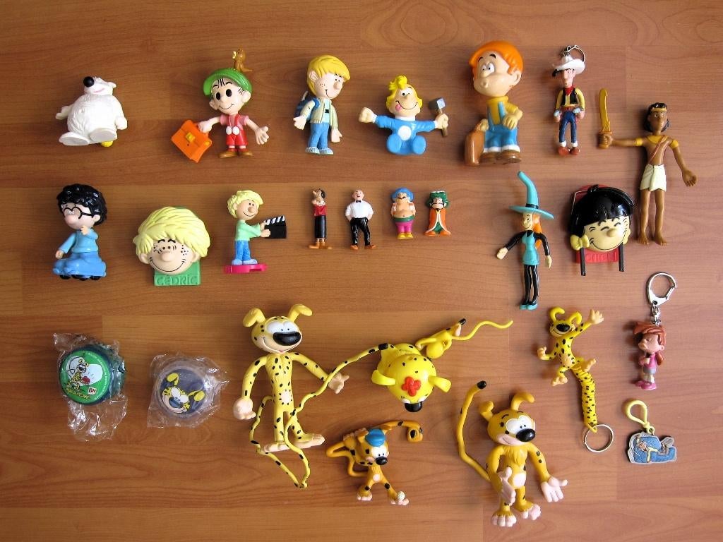 Lot de figurines BD divers, Livres, Plusieurs BD, Enlèvement ou Envoi, Utilisé, Collectif