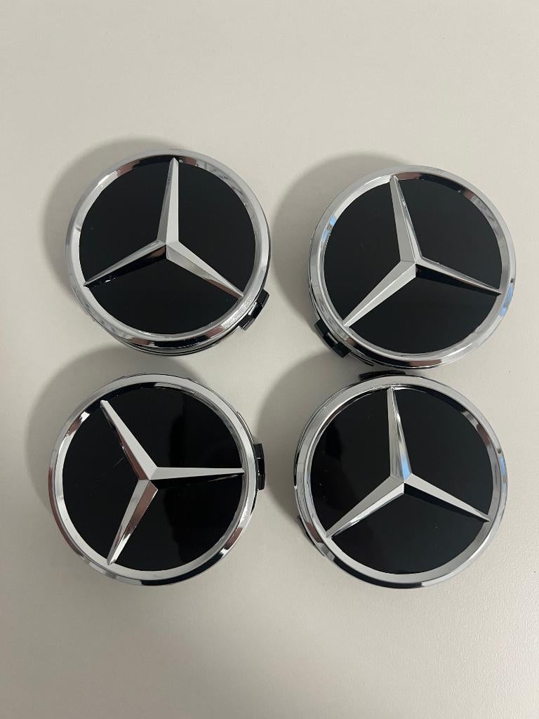 Mercedes Benz wiel naafdoppen naafkap wieldop velgkap 75mm, Enlèvement ou Envoi, Neuf