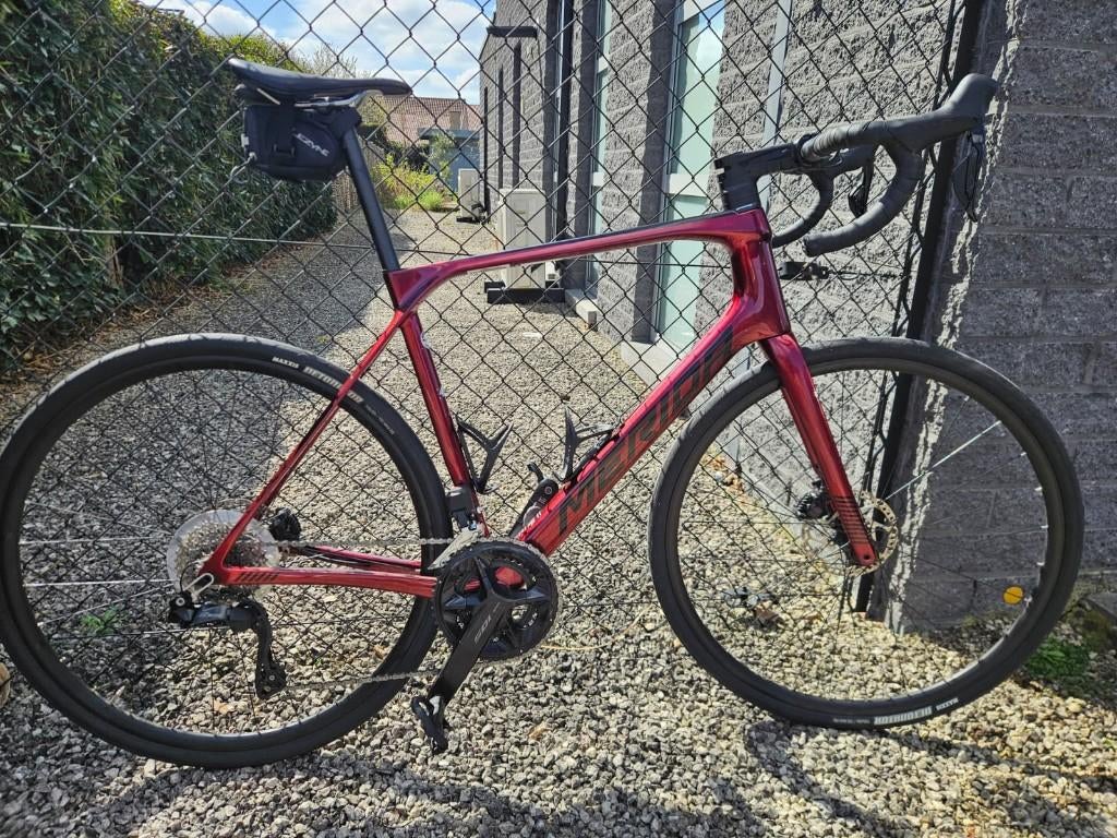 Merida racefiets, Fietsen en Brommers, Fietsen | Racefietsen, 28 inch, Carbon, Heren, Zo goed als nieuw