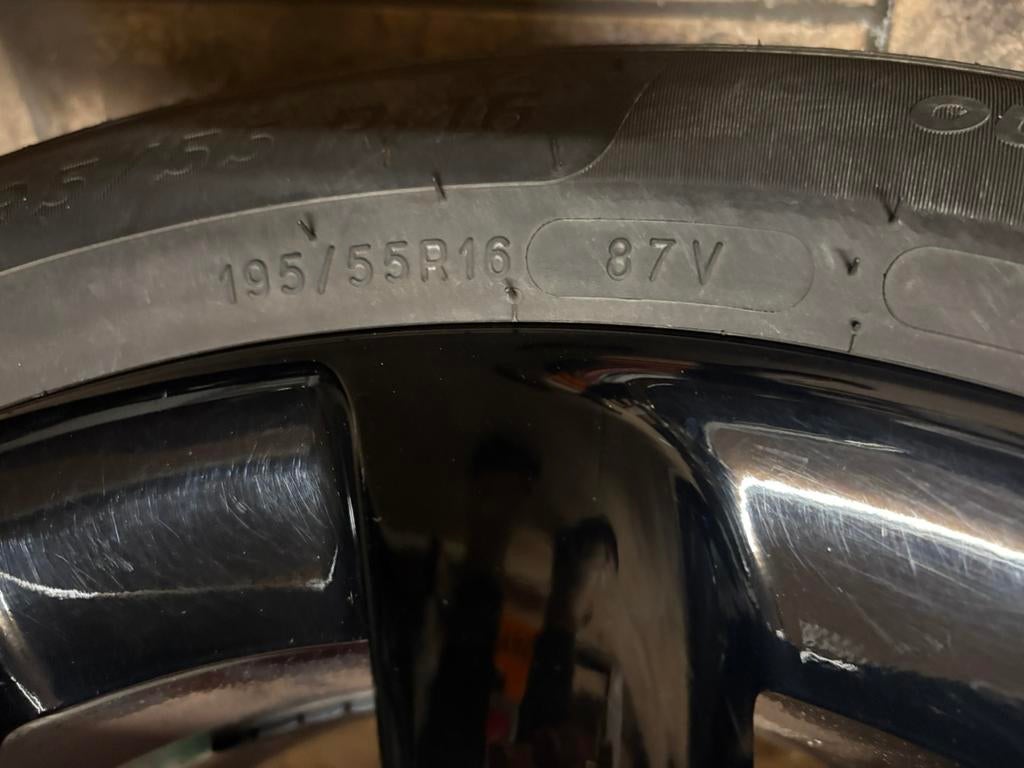 Pneus avec Jantes en alliage Opel Adam, Pneus et Jantes, 16 pouces, Pneus été, Enlèvement