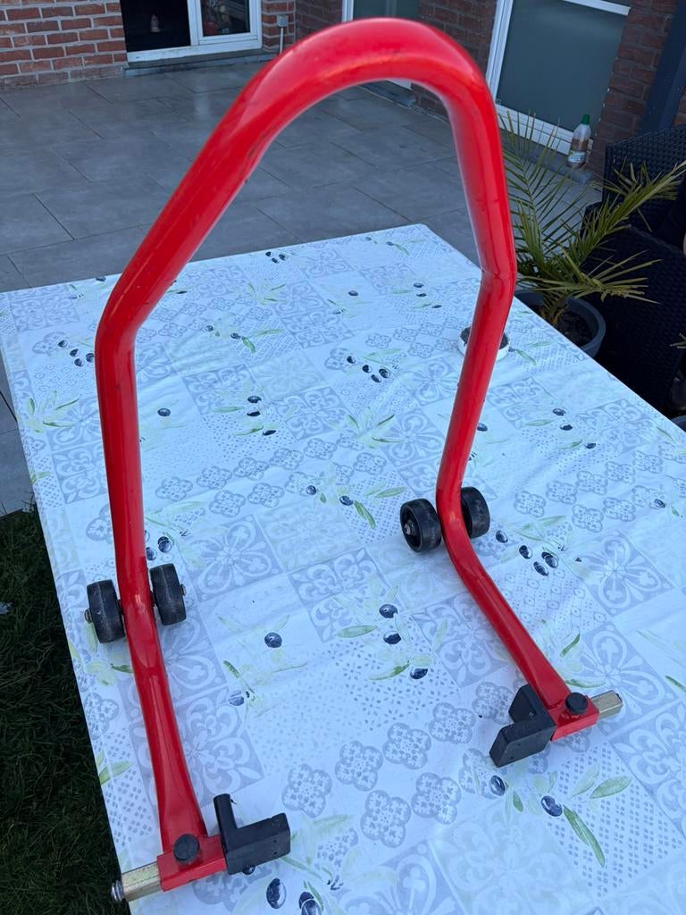 Béquille moto arrière avec roulettes, Motos, Enlèvement