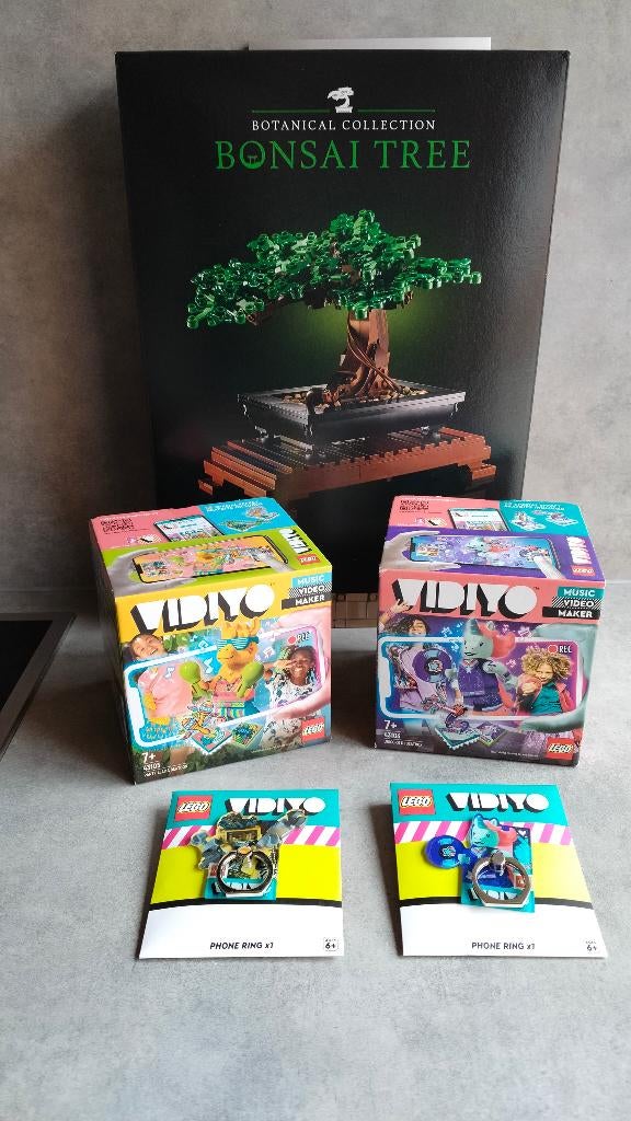 lego botanical 10281 bonsai en vidiyo 43105 43106, Kinderen en Baby's, Speelgoed | Duplo en Lego, Nieuw, Lego, Complete set, Ophalen of Verzenden