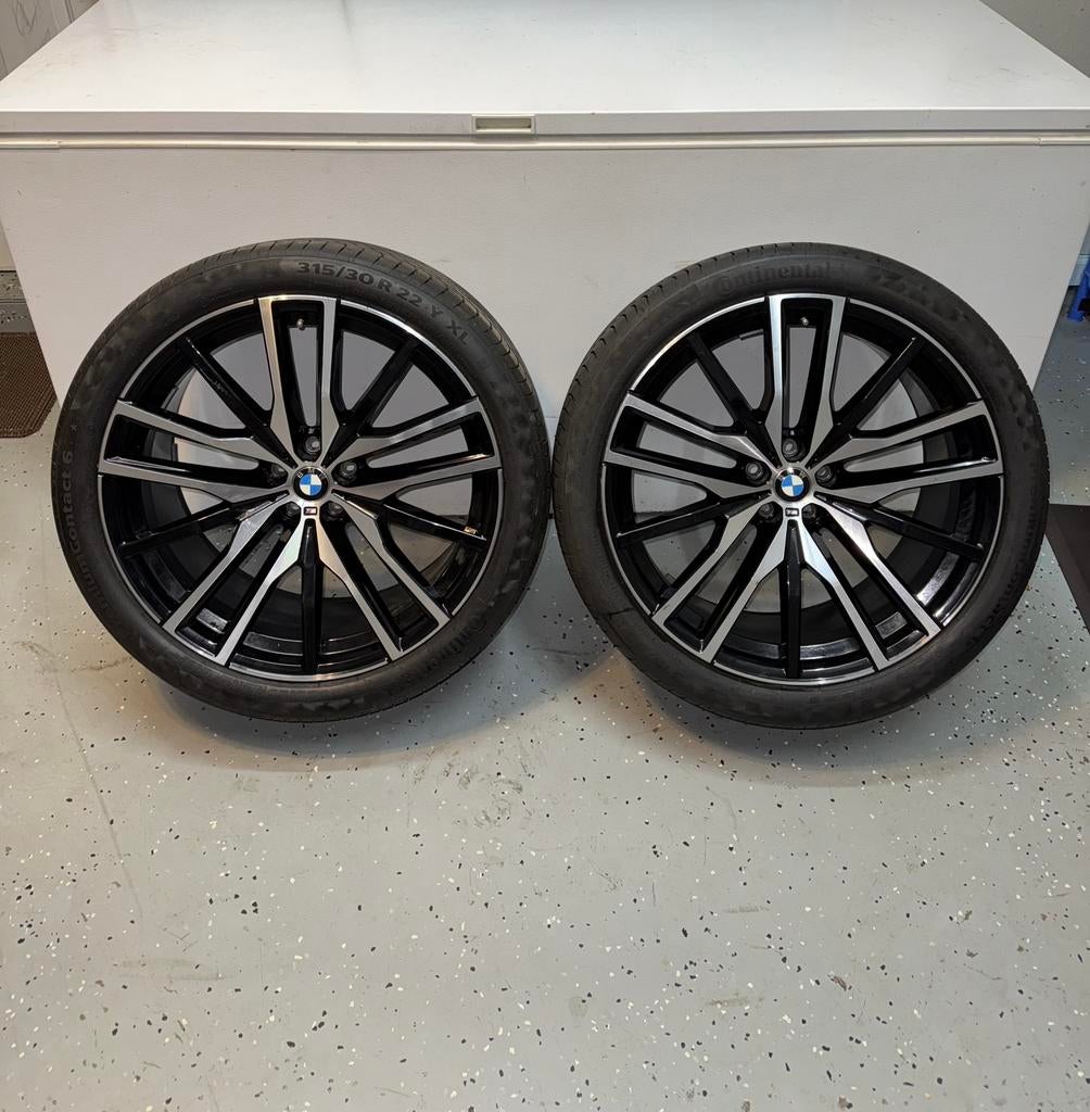 jantes Bmw 22 pouces X5 G05 original de 742 m de largeur, Autos : Pièces & Accessoires, Enlèvement, Pneus été, Pneus et Jantes