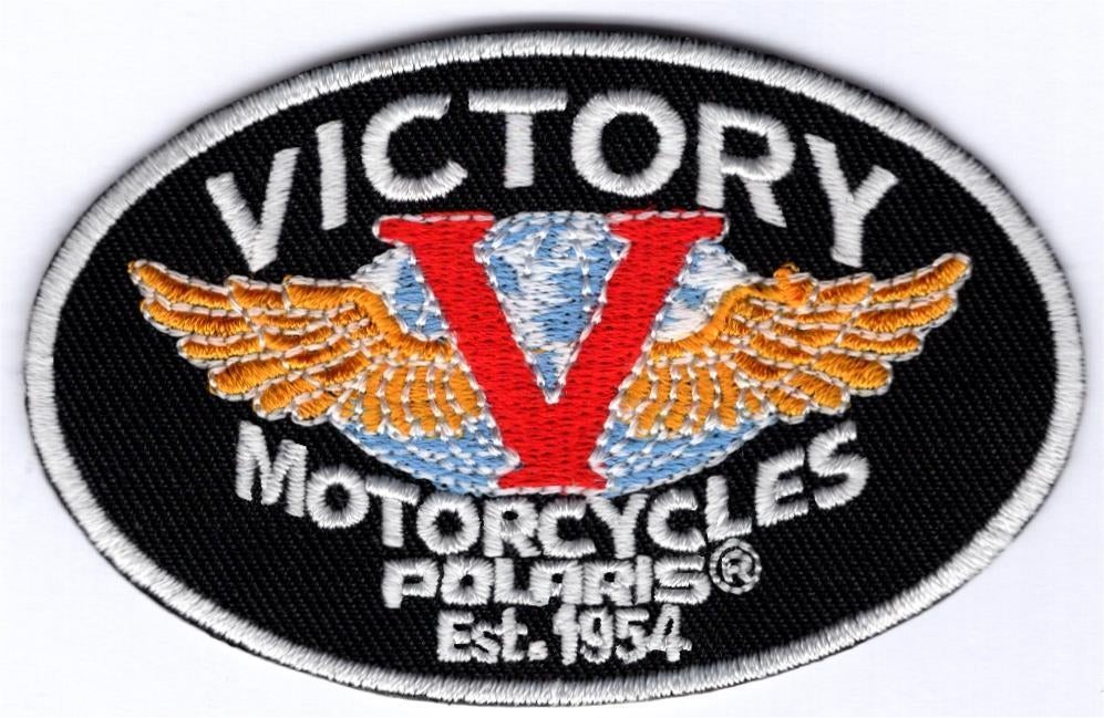 Victory Motorcycles stoffen opstrijk patch embleem #1, Motos, Envoi, Neuf