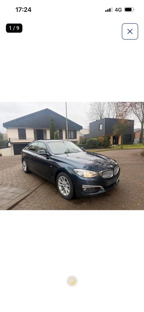 Bmw 320i GT Xdrive Modern 184ch Euro 6b, Auto's, BMW, Automaat, Navigatiesysteem, Blauw, Leder