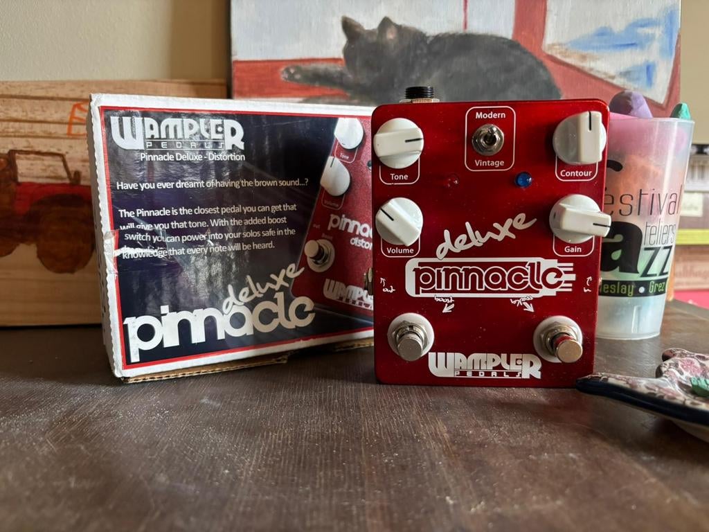 Wampler Pinnacle Deluxe (doos en handleiding), Muziek en Instrumenten, Ophalen of Verzenden, Zo goed als nieuw, Distortion, Overdrive of Fuzz