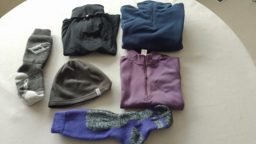 Skitruitjes,skikousen, handschoenen 4/6 jaar, Sport en Fitness, Ophalen, Gebruikt