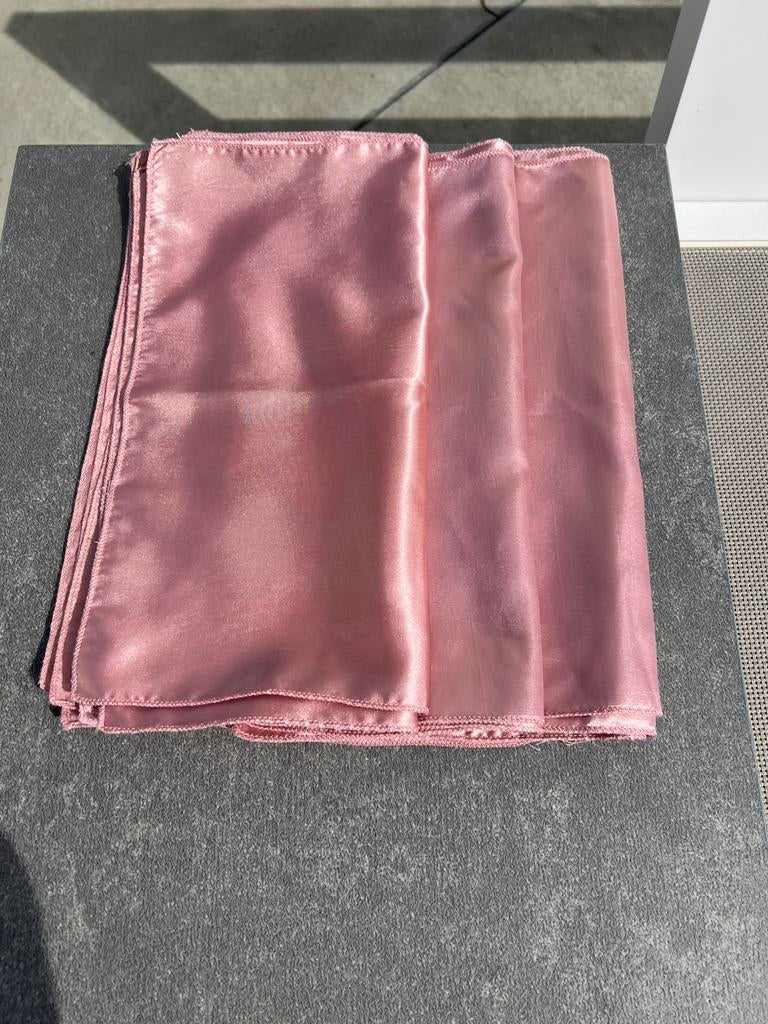 Stoffen servetten, Huis en Inrichting, Keuken | Textiel, Ophalen, Zo goed als nieuw, Roze