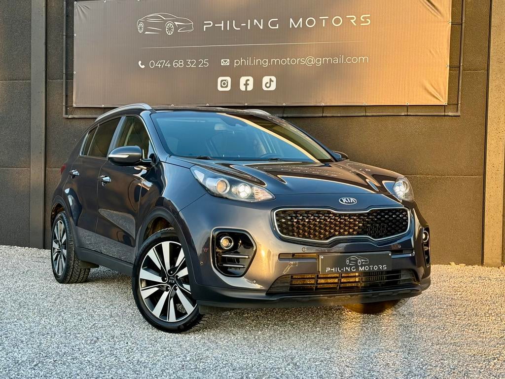 KIA Sportage 17 Crdi / Bluetooth / Gps / Camera, Autos, Kia, Argent ou Gris, Achat, 6 portes, Euro 6