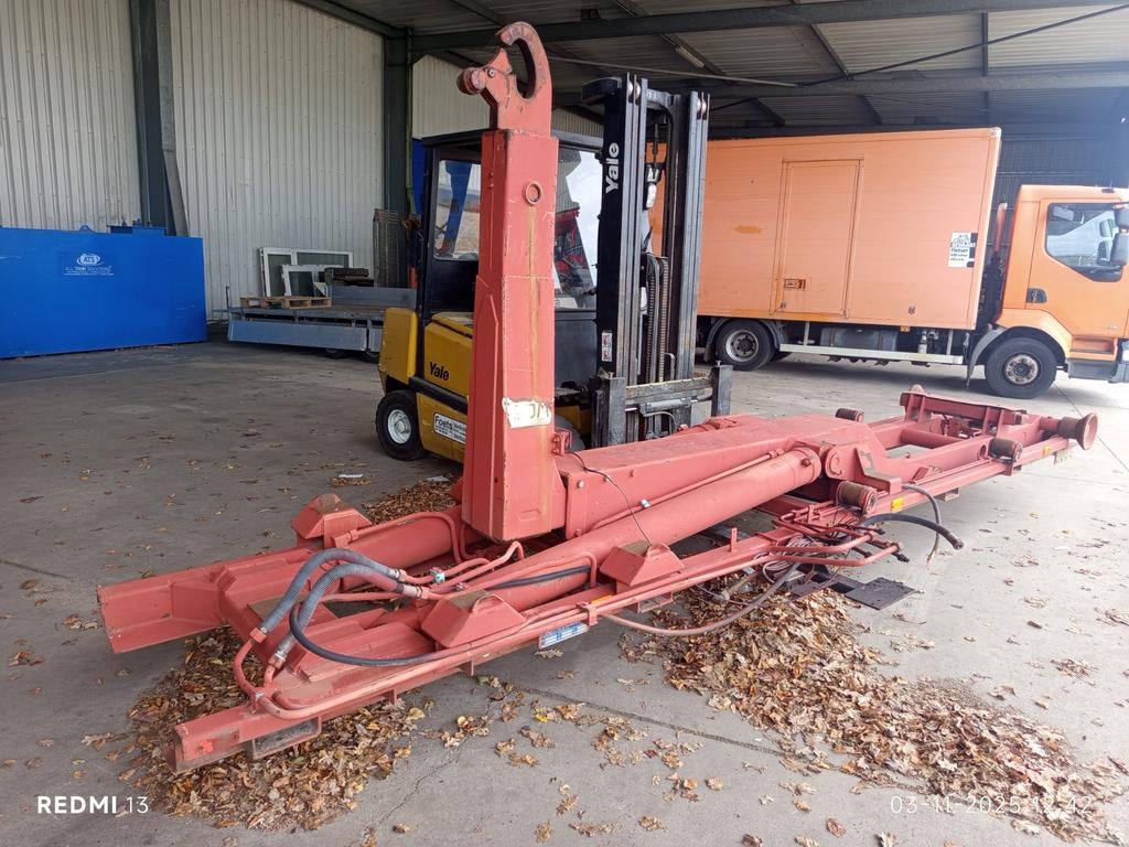 Haakarm systeem, Ophalen