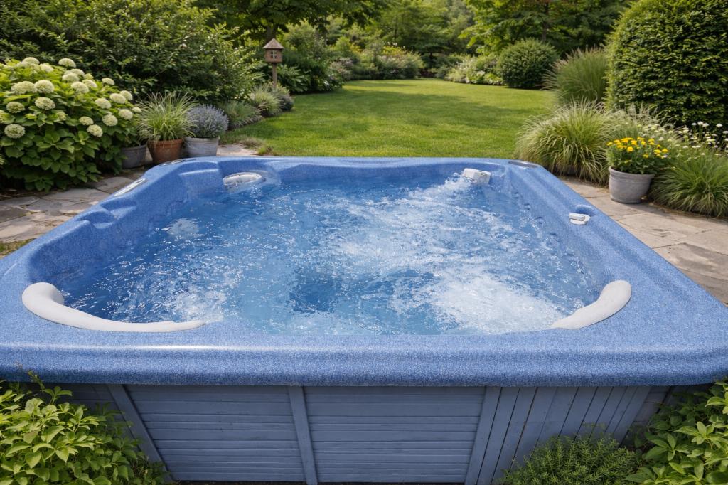 Hot spring jacuzzi Alles werkt en kan worden getest, Tuin en Terras, Ophalen, Zo goed als nieuw