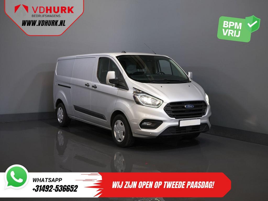 Ford Transit Custom 2.0 TDCI 130 pk Aut. L2 Carplay/ Airco/, Automaat, Bedrijf, Diesel, Ford