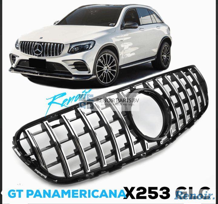 GT GRILL Mercedes GLC Klasse X253 W253 PANAMERICANA Chroom, -, Utilisé, -, -