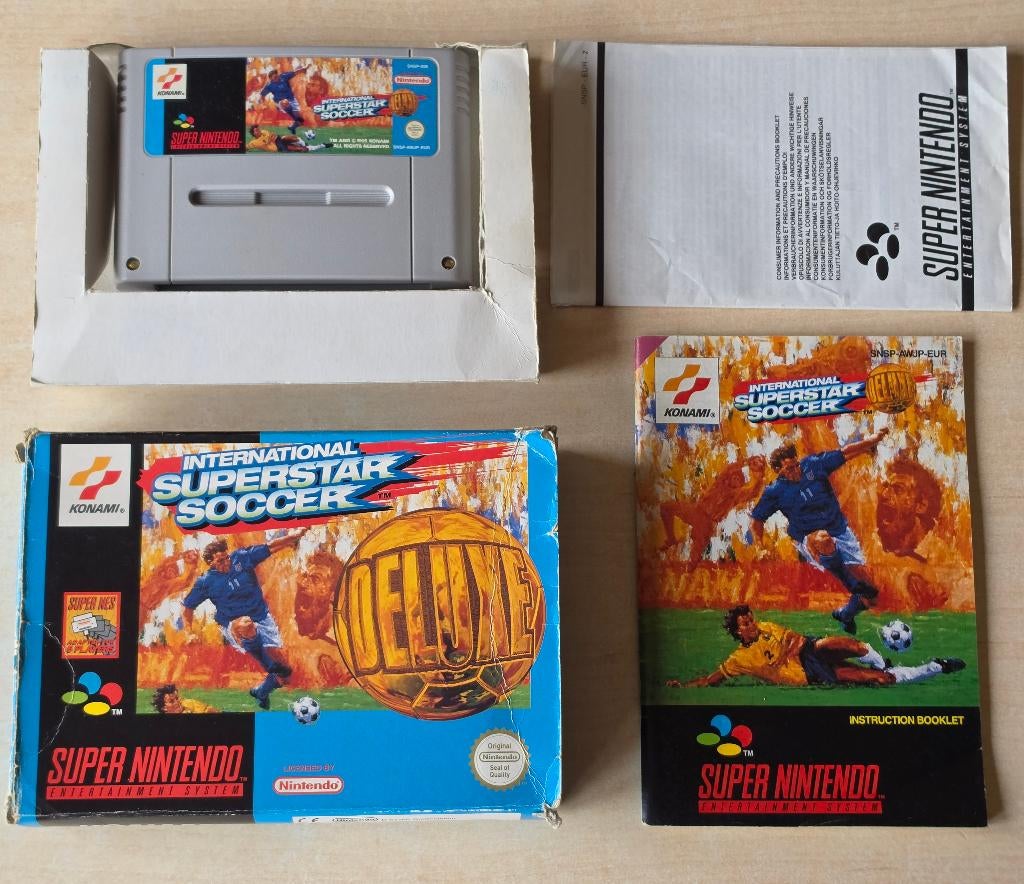 SNES International Superstar Soccer ( Super Nintendo ) PAL, Gebruikt, Eén computer, Ophalen of Verzenden, Sport