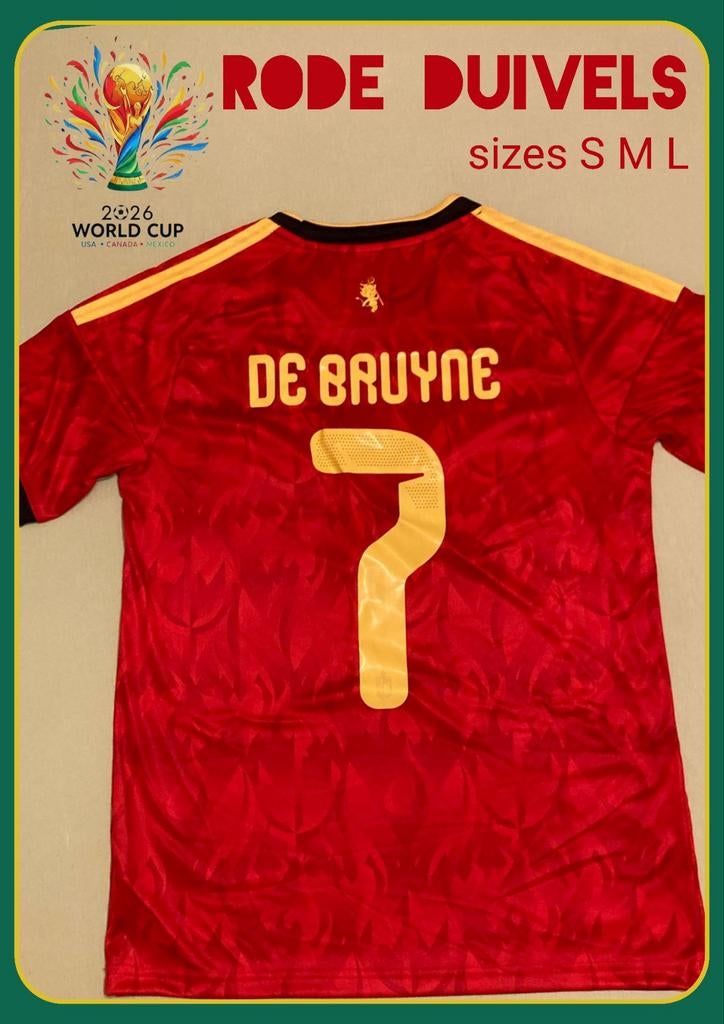 DeBruyne WK2026 rode duivels shirt, Ophalen of Verzenden, Nieuw, Shirt