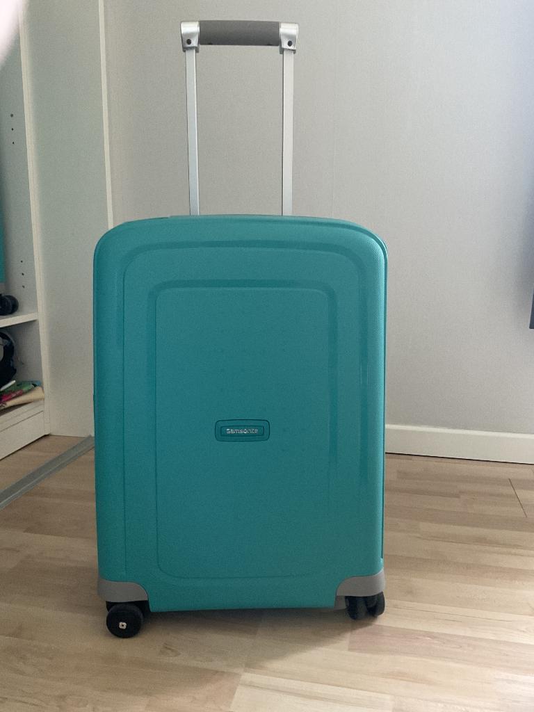 Samsonite handbagage, Ophalen, Zo goed als nieuw, Hard kunststof, Wieltjes