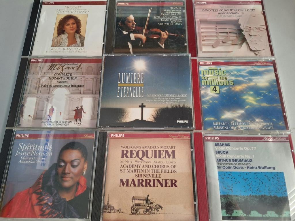 Lot 38 x Cd's Philips Classical Collection, Cd's en Dvd's, Ophalen of Verzenden, Romantiek, Gebruikt, Kamermuziek