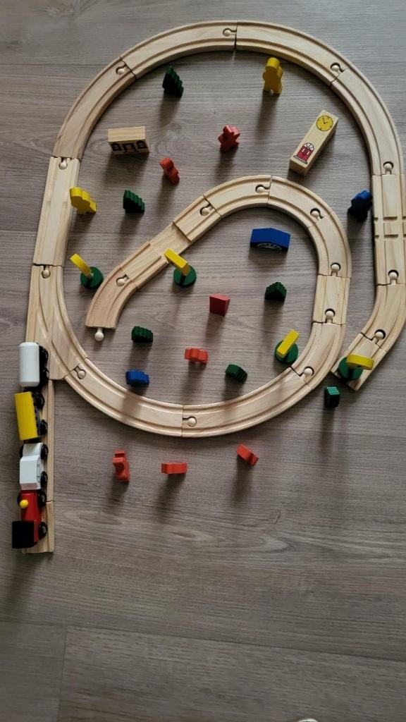 houten autobaan voor kinderen vanaf 3 jaar, Kinderen en Baby's, Ophalen