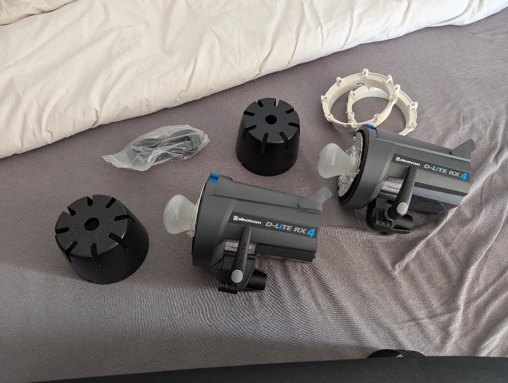 Kit flashs studio Elinchrom D-Lite RX To Go - 2 torches, TV, Hi-fi & Vidéo, Photo | Flash, Comme neuf, Autres marques, Inclinable