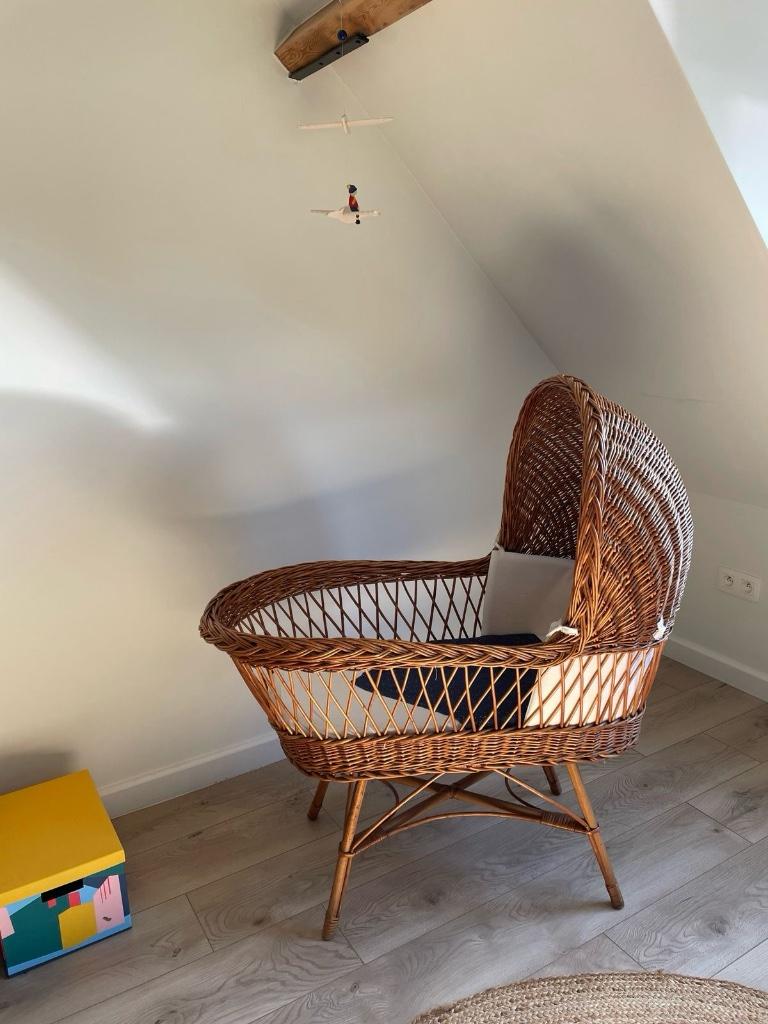 Wieg / rieten kribbe, Kinderen en Baby's, Ophalen, Gebruikt, Wieg