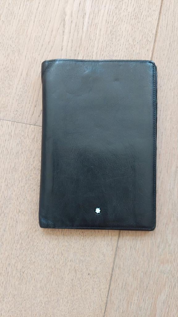 Stylo Montblanc avec étui en cuir – Très bon état, Enlèvement ou Envoi, Avec boîte, Stylo, Comme neuf