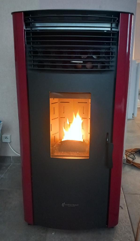 Recente Pelletkachel 12 kw, Huis en Inrichting, Kachels, Ophalen, Gebruikt, Vrijstaand, Pelletkachel