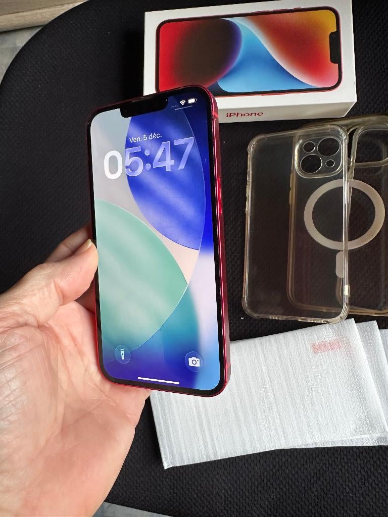 Iphone 14 Rouge 256 Gb, Télécoms, Téléphonie mobile | Apple iPhone, Comme neuf, Enlèvement, 84 %, IPhone 14